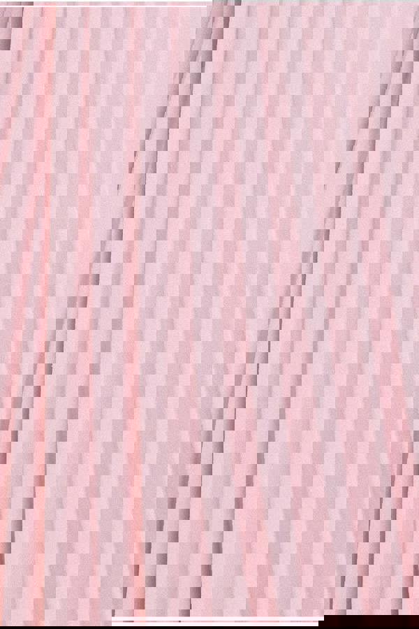 Embroidered Top Chiffon Pleated Midi - Blush Pink DR3802