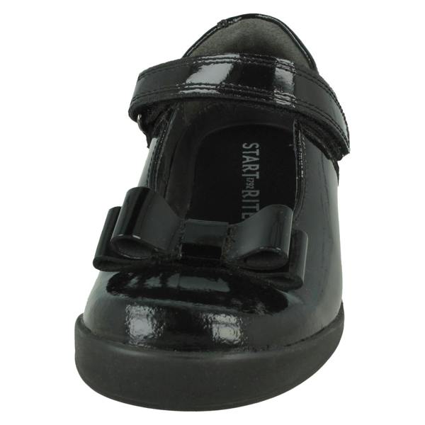 Start-rite Girls Start-Rite Bow Detail School Shoes Flourish