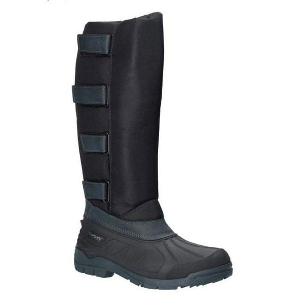 Cotswold Mens Kemble Knee High Wellington Boots - Black