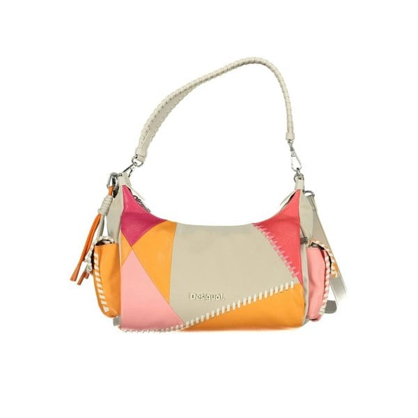 Desigual Women's Multicolor Patchwork Leather Shoulder Bag