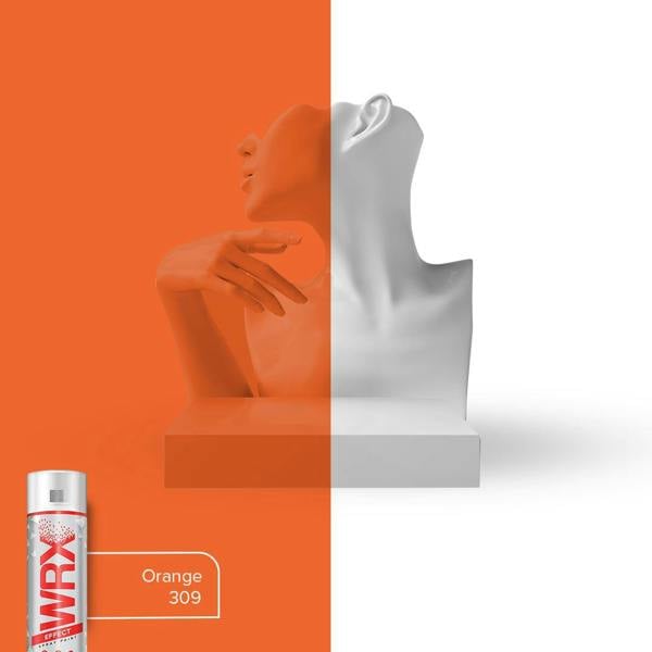WRX 5X WRX Flat Orange Spray Paint 400ml
