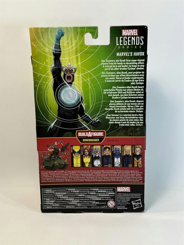 x men marvels havok marvel legends series hasbro f3689