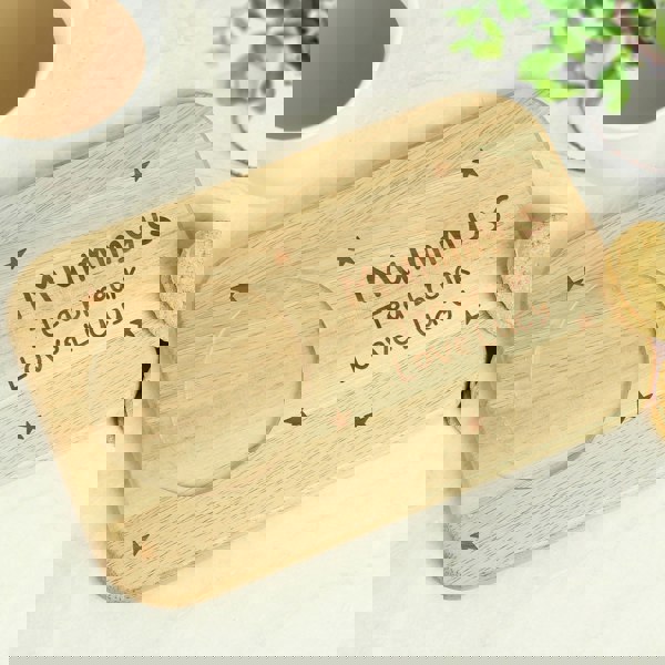 Personalised Memento Company Personalised Stars Wooden Coaster Tray