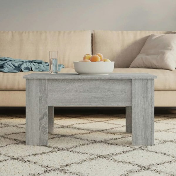 Berkfield Coffee Table Grey Sonoma 79x49x41 cm Engineered Wood