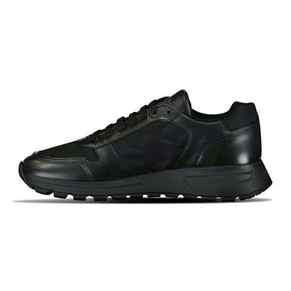 Prada Prax 01 Re-Nylon Leather Sneakers Black - chancefashionco