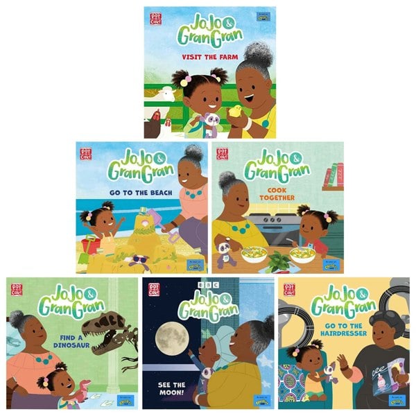 Pat-a-Cake JoJo & GranGran 6 Book Set as seen on CBeebies by Pat-a-Cake