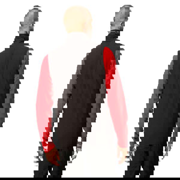 Regatta Mens Navigate Fleece Gilet - Black/Classic Red - 