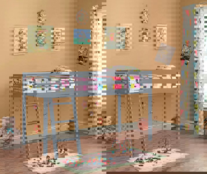 Comfy Living Practical 3ft Wooden Mid Sleeper Bed - A Stylish and Space-Efficient Choice for Your Child’s Bedroom