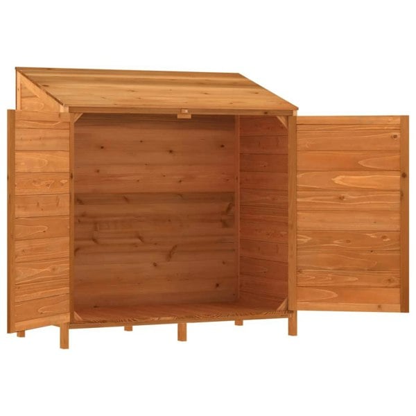 Berkfield Garden Shed Brown 102x52x112 cm Solid Wood Fir