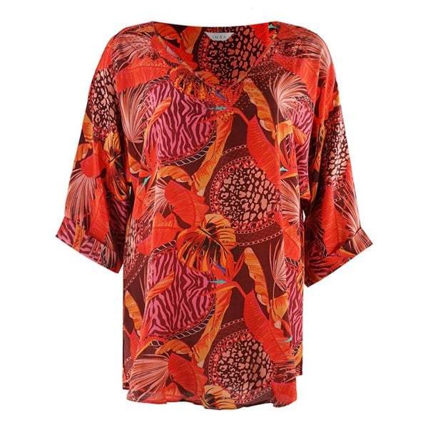 Inoa Congo Rainforest 1202115 Red Silk Fish Top