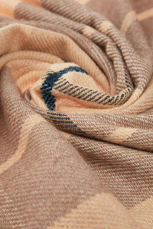 WOVCOR Soft Textured Argyle Scarf