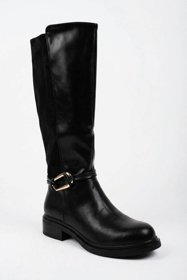 Saoirse Knee High Boots - Black