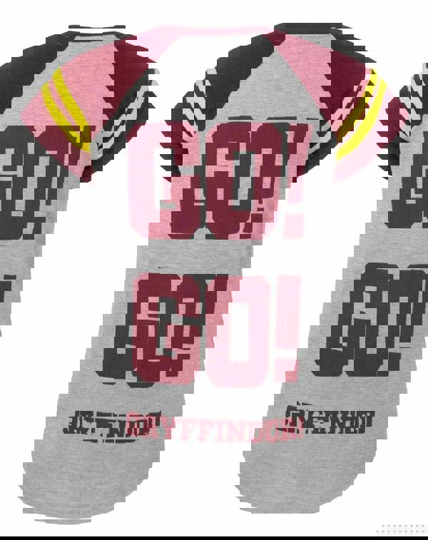 Harry Potter Girls Grey Gryffindor House Crest Short Sleeved T-Shirt