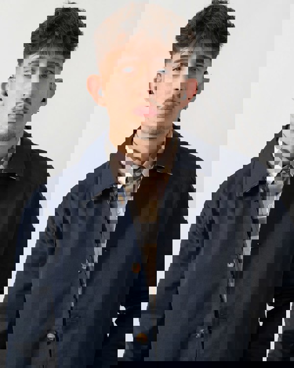 Aquascutum Mens Archival Reversible Mid Coat - Navy 11