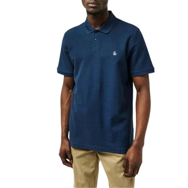 Original Penguin Mens Embroidered Logo Polo Shirt - Yale Blue - 