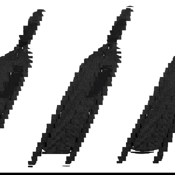 Regatta Mens Newhill Marl Full Zip Fleece Jacket - Ash - 