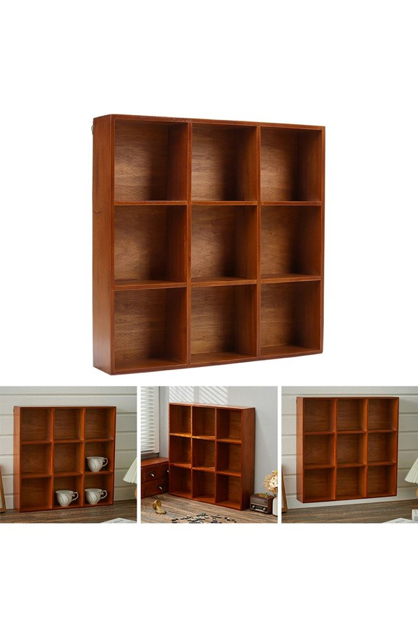 Living and Home Vintage Minimalist Style Nine Palace Grid Storage Box