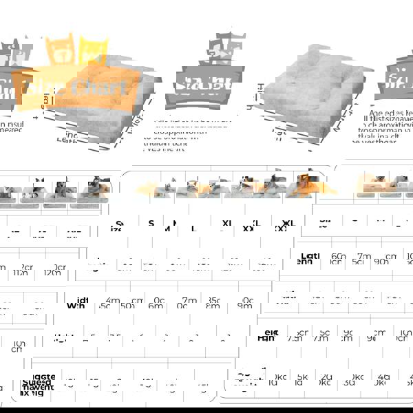 Skylos Large Dog Bed Plush Cat Pet Cushion Mat Dog Crate Mattress Washable Soft