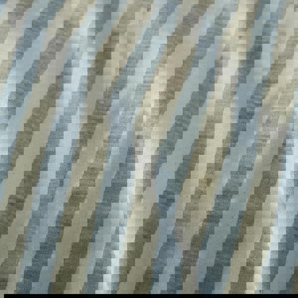 Pineapple Elephant Cotton Rich Woven Stripe Duvet Cover Set Blue