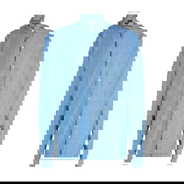 Tommy Hilfiger Mens Plain Slim Shirt - Denim