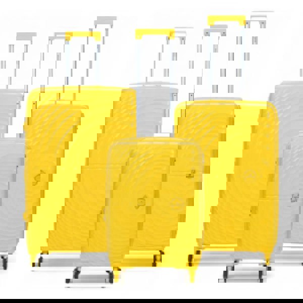 Snowball Lightweight 8 Spinner Wheels Expandable Hard Shell Luggage