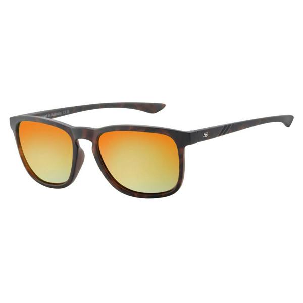 Dirty Dog SHADOW - Satin Tortoise with Polarized Red Mirror Lens