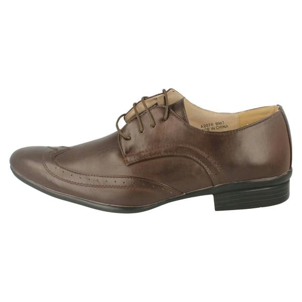 Maverick Mens Maverick Flat Lace Up Shoe Brogue