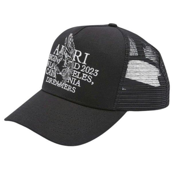 Amiri Pegasus Trucker Hat - Black