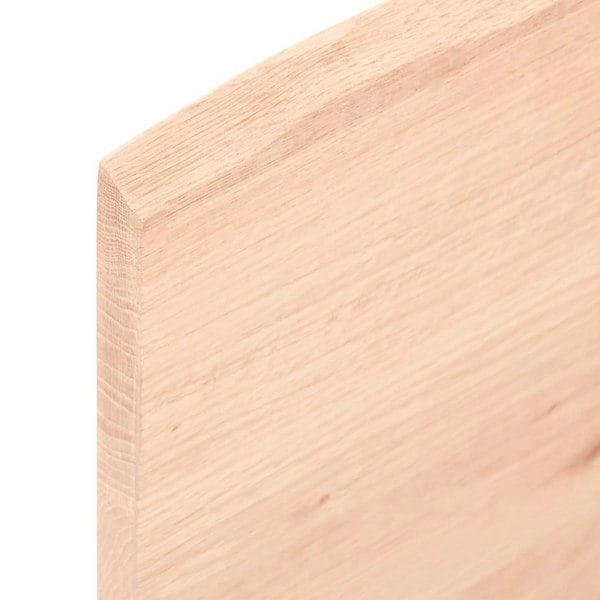 Berkfield Wall Shelf 60x60x2 cm Untreated Solid Wood Oak