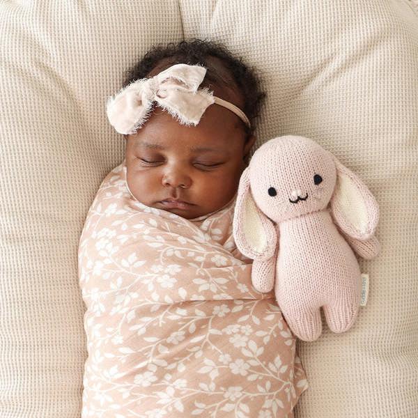 cuddle+kind - Baby Animal Collection - Bunny - Rose