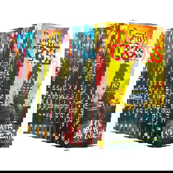 James Patterson Alex Cross Series 10 Books Collection Set (Fear No Evil, The People vs. Alex Cross, Criss Cross, Cross the Line, Deadly Cross & More)