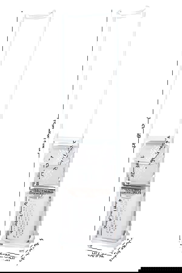 Living and Home 2-Tier Plastic Rolling Laundry Baskets with Hanging Rack