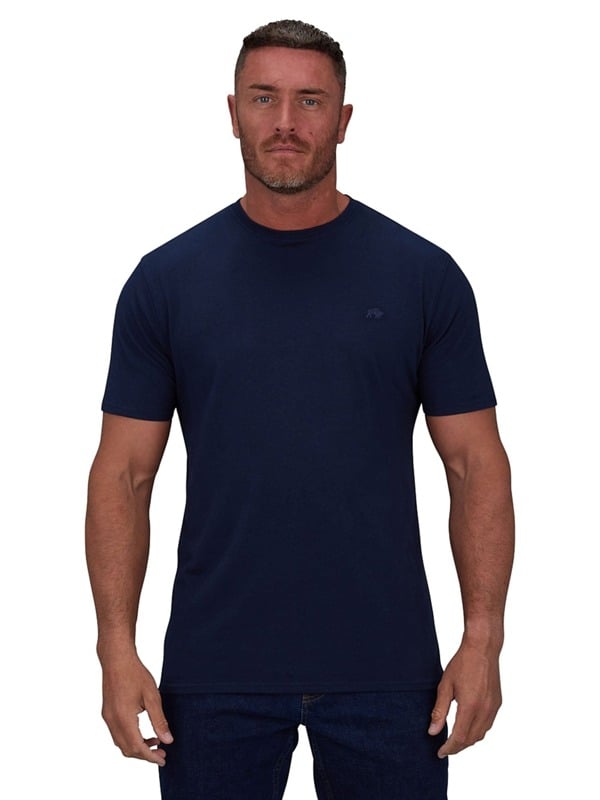 Raging Bull Mens Classic Organic T-Shirt - Navy