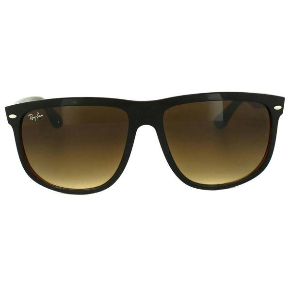 Ray-Ban Sunglasses 4147 609585 Top Black on Brown Brown Gradient Large 60mm