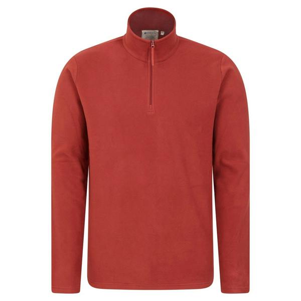 Mountain Warehouse Mens Camber II Half Zip Fleece - Red - 