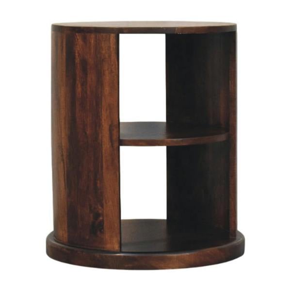 Artisan Furniture Artisan Solid Wood Ventura Side Table, 2 shelf