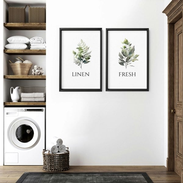 Laundry Room Art Prints | Set of 2 wall art prints