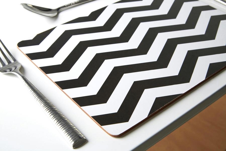 Maison by Premier Chevron Set Of Four Placemats