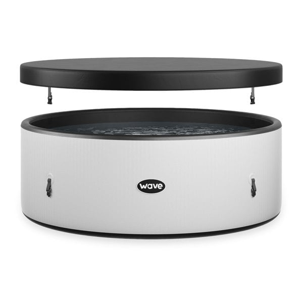 Wave Ontario | 4/6 Person Round Drop Stitch Hot Tub | Herringbone | UKCA