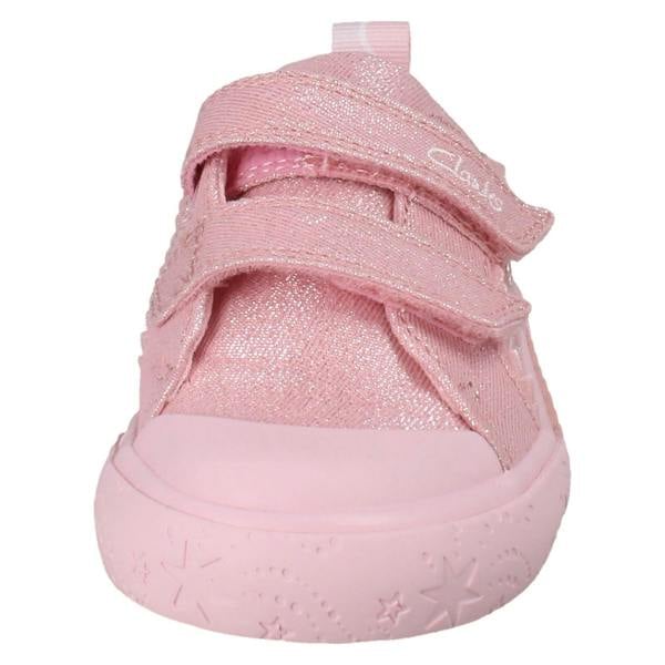 Clarks Girls Clarks Canvas Foxing Gleam
