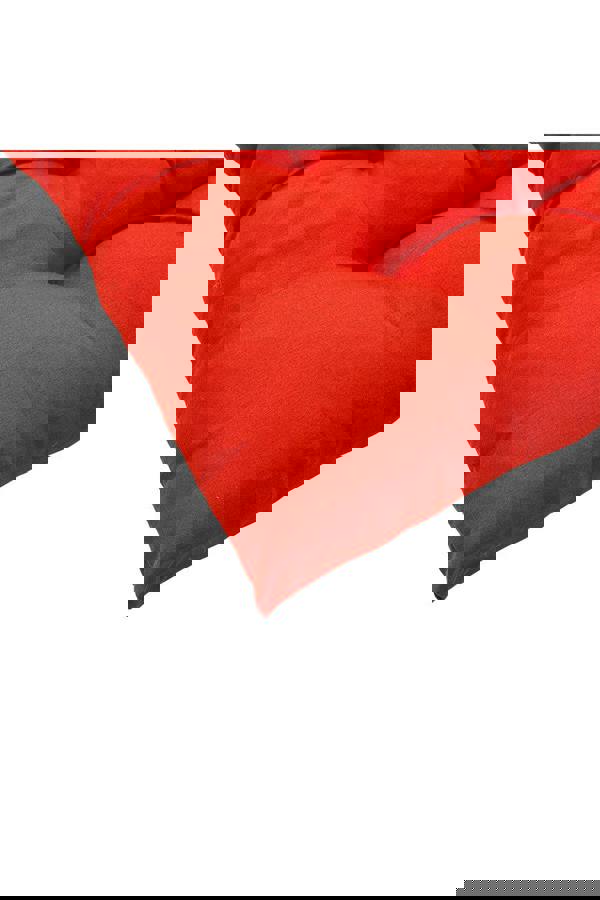 Living and Home 4Pcs Red Soft Seat Pads with Ties for Dining Chairs Desk Chair