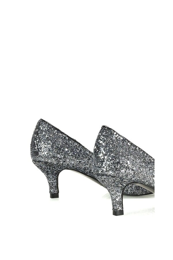 XY LONDON Pointed Toe Mid Stiletto Kitten Heel Court Shoes
