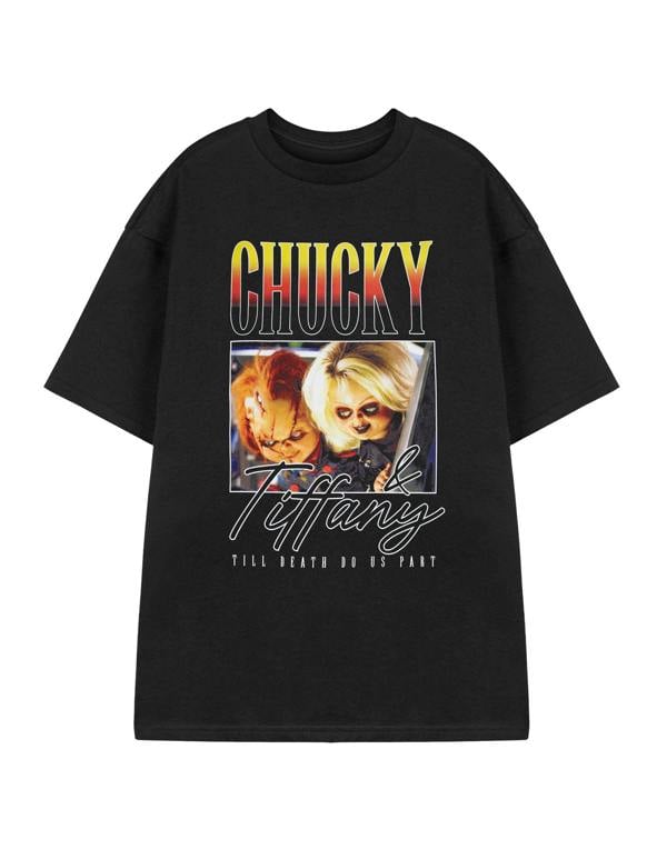 Chucky Unisex Black Death Do Us Part Short Sleeved T-Shirt