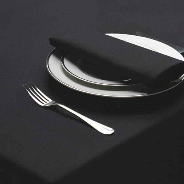 Belledorm Amalfi Rectangular Table Cloth - Black