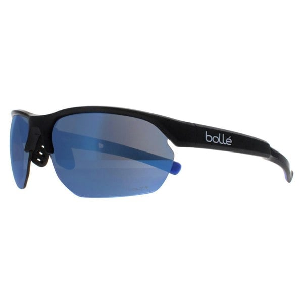 Bolle Sunglasses Victus BS065004 Black Matte Blue Volt+ Offshore Polarized