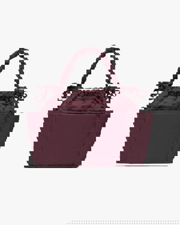 Tiba + Marl Mini Luna Drawstring Stroller Bag Burgundy
