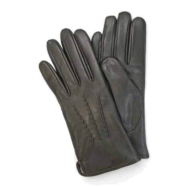 Infinity Leather Women’s Genuine Leather Wool Lined Touchscreen Gloves