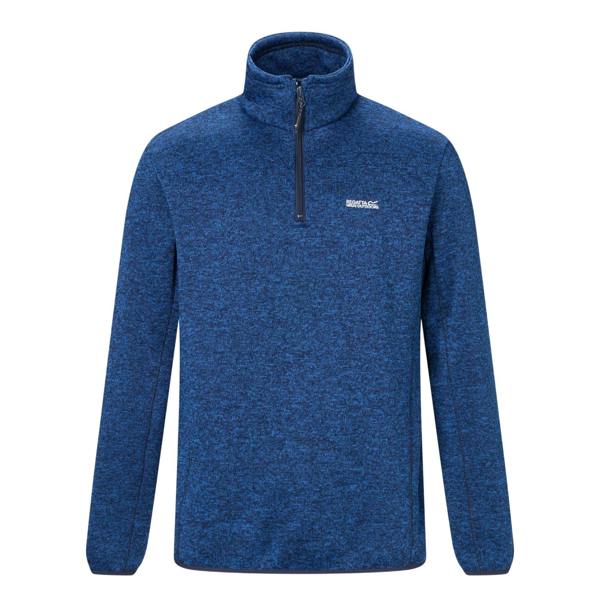 Regatta Mens Newhill Half Zip Fleece Top - Aviator Blue - 