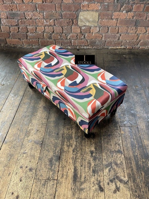 PREMIUM Multi Colour Ottoman Storage Bench coffee table - ISTOOLS