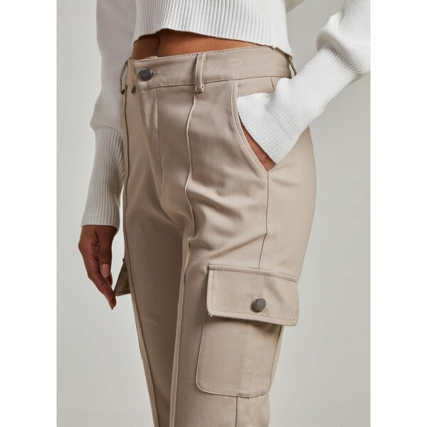 Pink Vanilla Utility Stretch Cargo Trousers